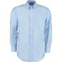 Kustom Kit Workwear Oxford Shirt Long Sleeve Light blue