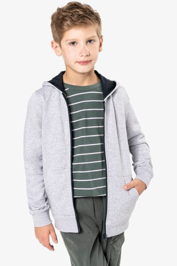 Image produit Sweat-shirt zippé capuche enfant