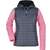 James&Nicholson Ladies´ Knitted Hybrid Jacket pink_melange/anthracite_melange