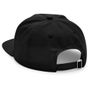 Beechfield Casquette 5 pans style déstructuré en coton biologique black