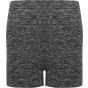 Tombo Ladies' seamless short dark_grey_marl
