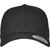 flexfit 6-Panel Curved Metal Snap Cap black