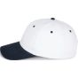 K-up Casquette - 6 panneaux white/navy
