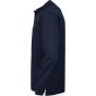 Henbury Unisex long sleeved polo shirt navy