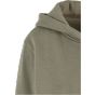 Build Your Brand Ladies Fluffy Zip Hoody Pale olive
