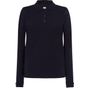 JHK Polo regular lady long sleeves navy