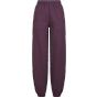 Build Your Brand Ladies Fluffy Sweatpants Plum purple