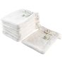 A&R Gant de toilette en bambou naturel® White