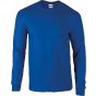 Gildan Adult T-Shirt Ultra-cotton Long Sleeve royal