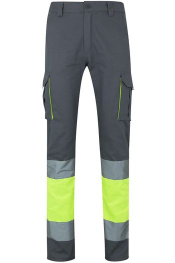 Image produit Pantalon multipoches bicolore haute visibilité