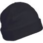 K-up Bonnet recyclé micropolaire avec revers  black