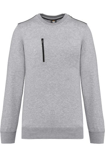 Image produit Sweat-shirt Day To Day zip poche contrastée unisexe
