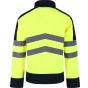 Regatta Men's Hi-Vis 3 Layer Softshell Reflective Work Jacket yellow/navy