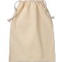 Nutshell Sac à cordon en coton biologique natural
