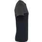 WK Designed To Work T-shirt bicolore écoresponsable manches courtes unisexe black/dark_grey