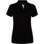 Asquith & Fox Polo contrasté femme black/white