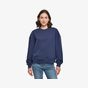 Build Your Brand Ladies Oversized Crewneck Sweatshirt