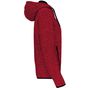 ProAct Veste capuche chinée femme red_melange