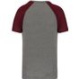 ProAct T-shirt Triblend bicolore sport manches courtes adulte grey_heather/wine_heather