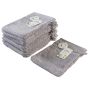 A&R Gant de toilette en bambou naturel® Light grey