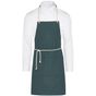 SG Accessories - Bistro Corsica - Cord Bib Apron with Pocket - enamel_blue - taille_unique