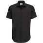 B&C Collection Popelin Hemd black