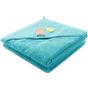 A&R Serviette à capuche pour tout-petits PRINT-Me® Pacific blue