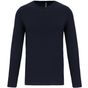 Kariban T-shirt col rond manches longues homme navy