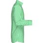 James&Nicholson Men´s Checked Shirt green/white