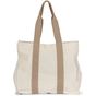 Kimood Grand sac shopping à soufflet recyclé ecume/hemp
