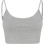 SF Clothing Women´s sustainable fashion cropped cami top heather_grey