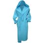 A&R Peignoir gauffré avec capuche Robezz® Aqua blue