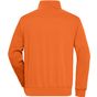 James&Nicholson Workwear Half Zip Sweat orange