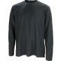 Spiro Spiro quick dry long sleeve t-shirt black