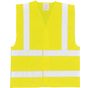 Portwest Hi-vis two band and brace vest  yellow