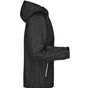 James&Nicholson Men´s Rain Jacket black/silver