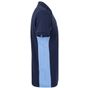 Velilla Polo bicolore manches courtes navy/sky_blue