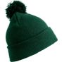 Result Pompom beanie bottle_green