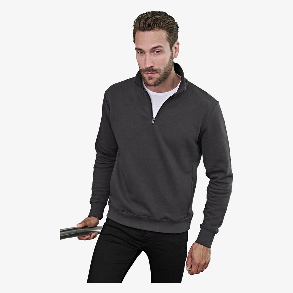 Half zip sweatshirt tee jays