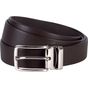 K-up Ceinture classique en cuir pleine fleur - 30mm dark_brown