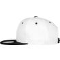 Result Bronx Original Flat Peak Snapback Dual Colour Cap white/black