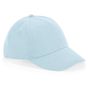 Beechfield Casquette à 5 panneaux pour enfant en coton biologique powder_blue