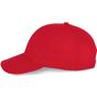 k-up Casquette avec sandwich contrasté - 6 panneaux red/white