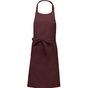 Kariban Tablier coton avec poche wine