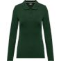 WK Designed To Work Polo manches longues femme forest_green