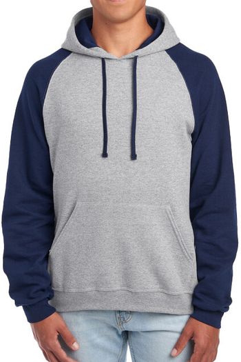 Image produit Nublend® colour-block raglan hooded sweatshirt