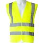 Korntex Gilet de sécurité avec 4 bandes réflechissantes signal_yellow