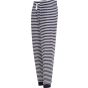 SF Clothing Unisex cuffed lounge pants navy/white_stripes
