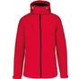 kariban Veste softshell à capuche femme - red - XL