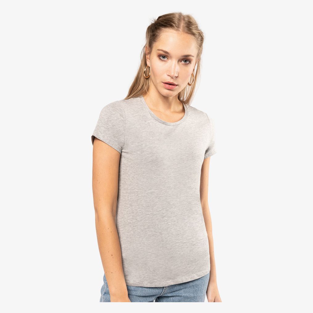 T-shirt col rond manches courtes femme Kariban